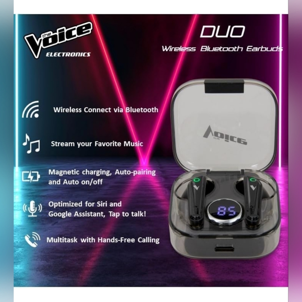 The Voice Duo True Wireless Stereo Earbuds with Mic - Picture 8 of 8